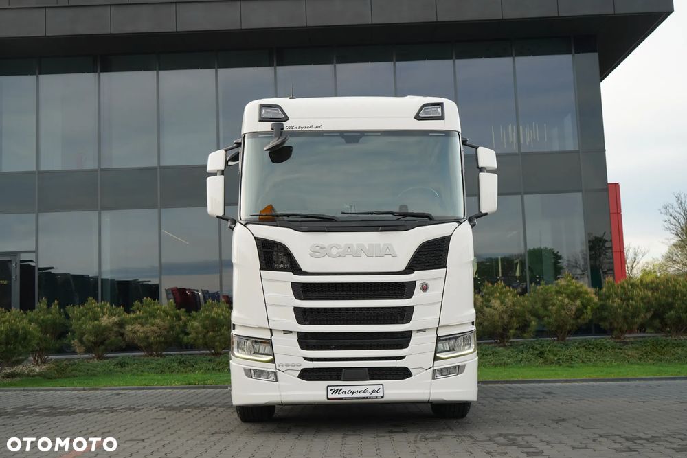 Scania R 500 / HYDRAULIKA / RETARDER / CAŁA NA PODUSZKACH / KLIMA POSTOJOWA / ALUSY - 4