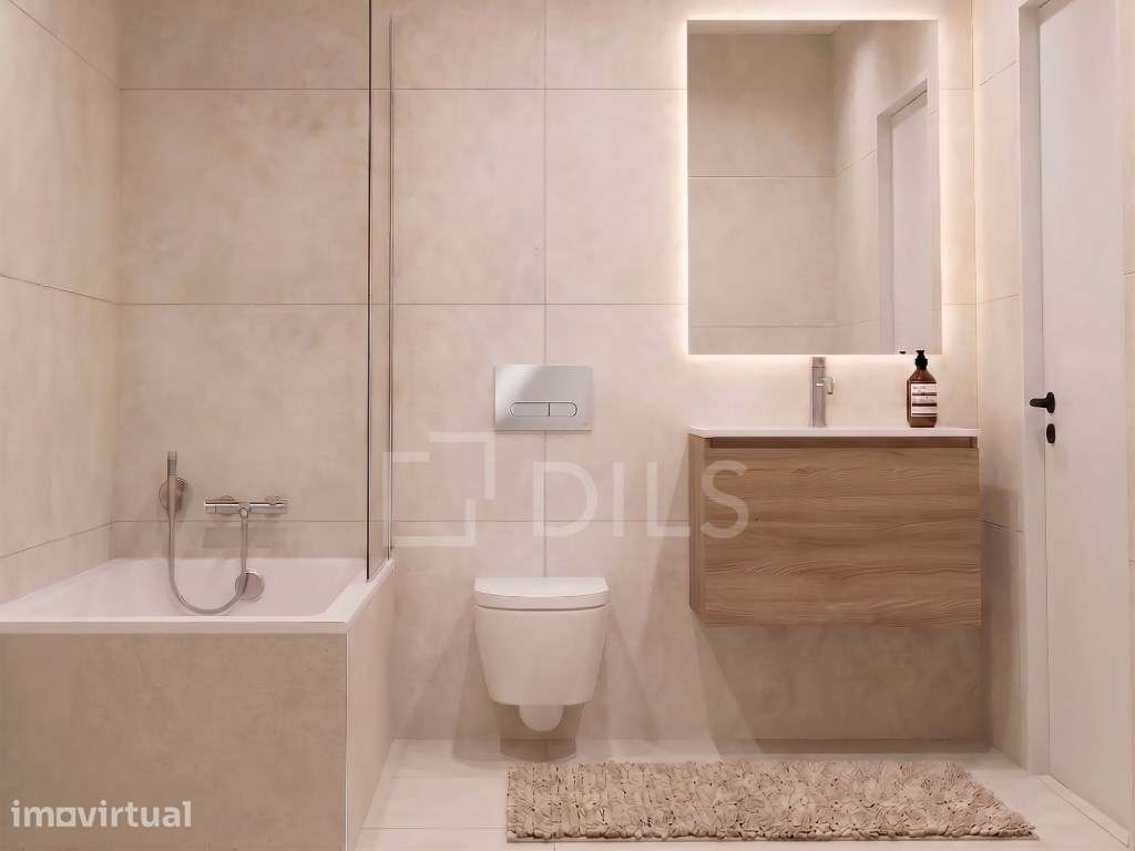Apartamento T4 duplex com varandas em novo empreendimento em Caxias - Grande imagem: 5/49