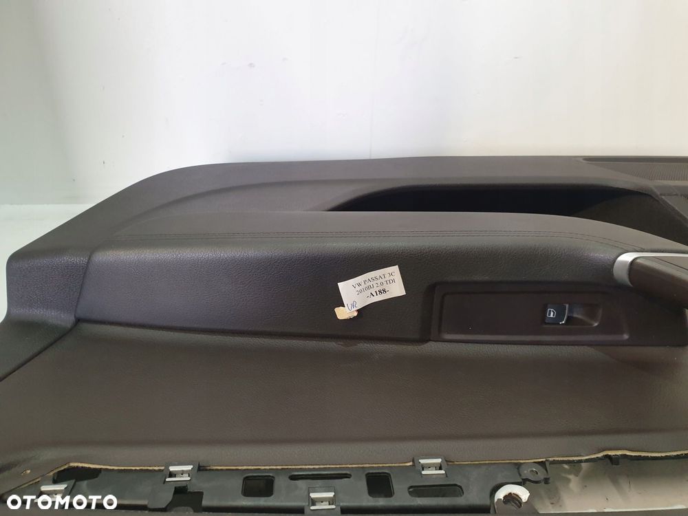 boczek drzwi prawy przód vw passat b7 2.0tdi 11r sedan brąz - 6