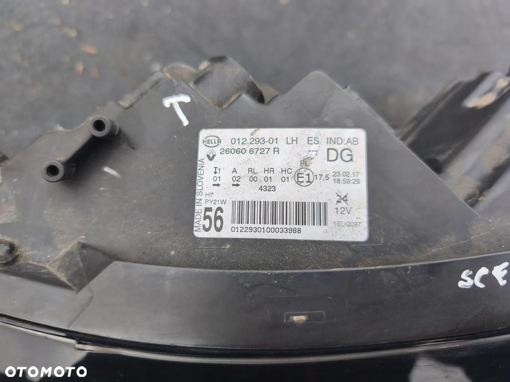 LAMPA PRZÓD PRZEDNIA LEWA 260606727R RENAULT SCENIC IV - 4