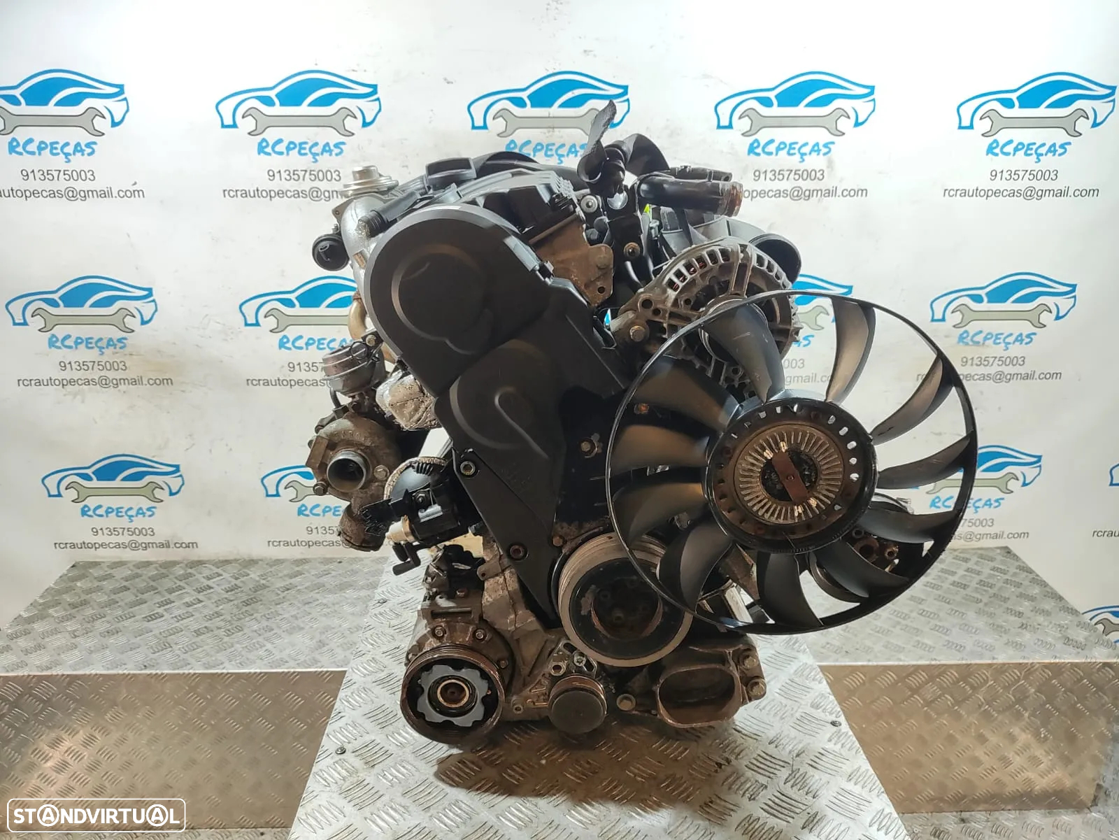 Motor Completo VWAG VW Volkswagen Audi Skoda 1.9 TDI 8v 130cv AWX PD 130 - 3