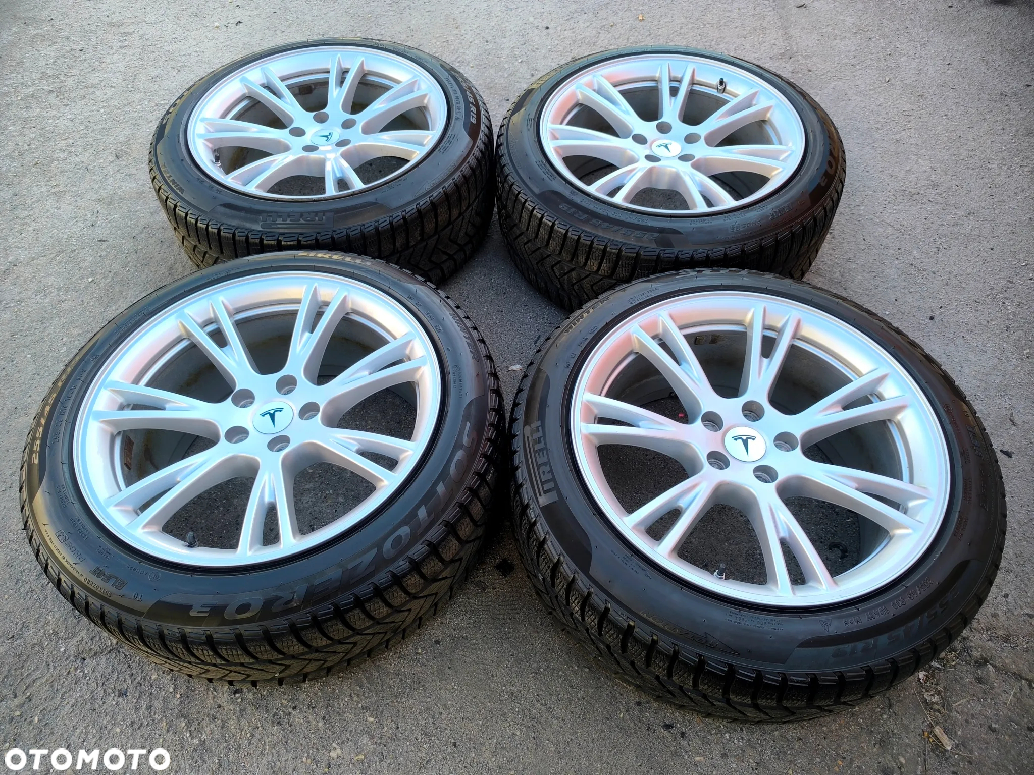 5x114,3 5x114 Felgi Aluminiowe ALUFELGI 19 Koła Zimowe Zima TESLA MODEL Y ALU-RAD Legnica 255/45 6,5mm TPMS - 2