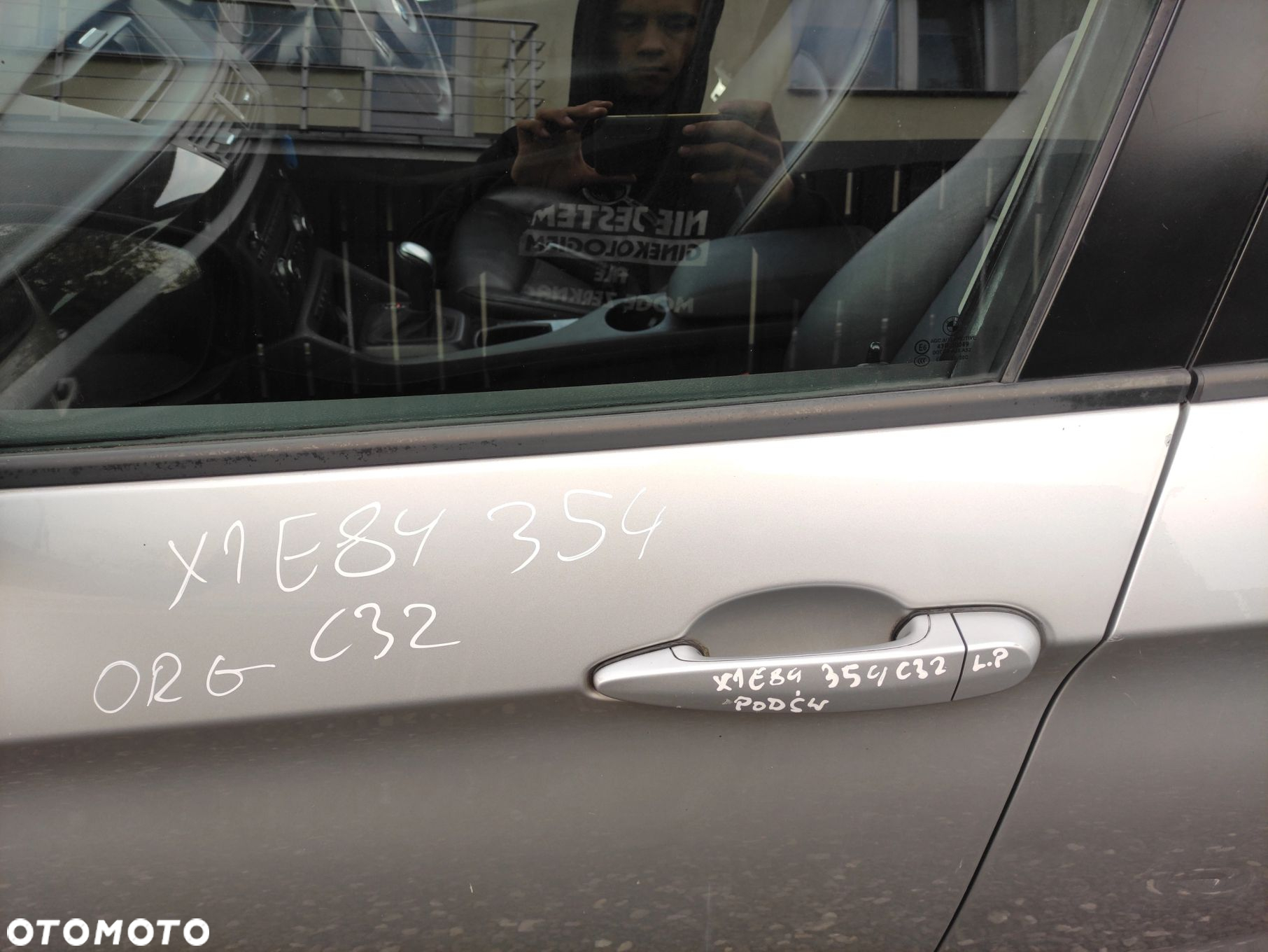 DRZWI LEWY PRZÓD PRZEDNIE BMW X1 E84 354 TTIANSILBER ORG LAKIER - 2