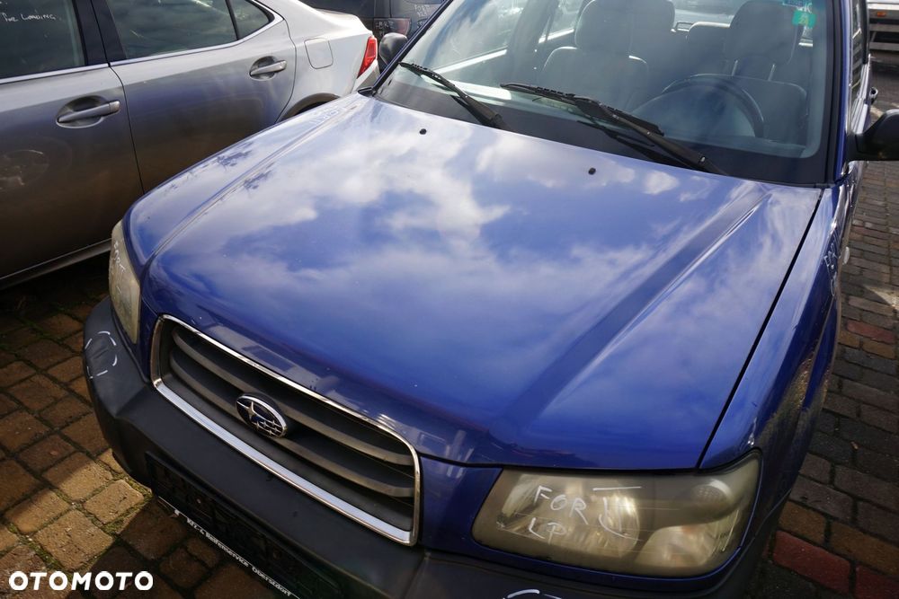 MASKA ZDERZAK BŁOTNIKI LAMPY FORESTER II SG 2J2  SUBARU 2002-2006 NIEBIESKI PRZÓD KOMPLETNY - 4