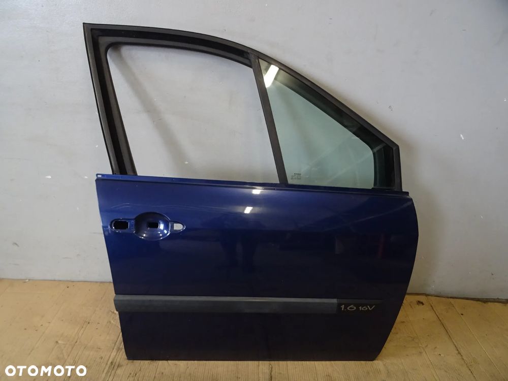 DRZWI PRAWY PRZÓD PRAWE PRZEDNIE RENAULT SCENIC II 03-06 LAK:TEF43 NR1147 - 2