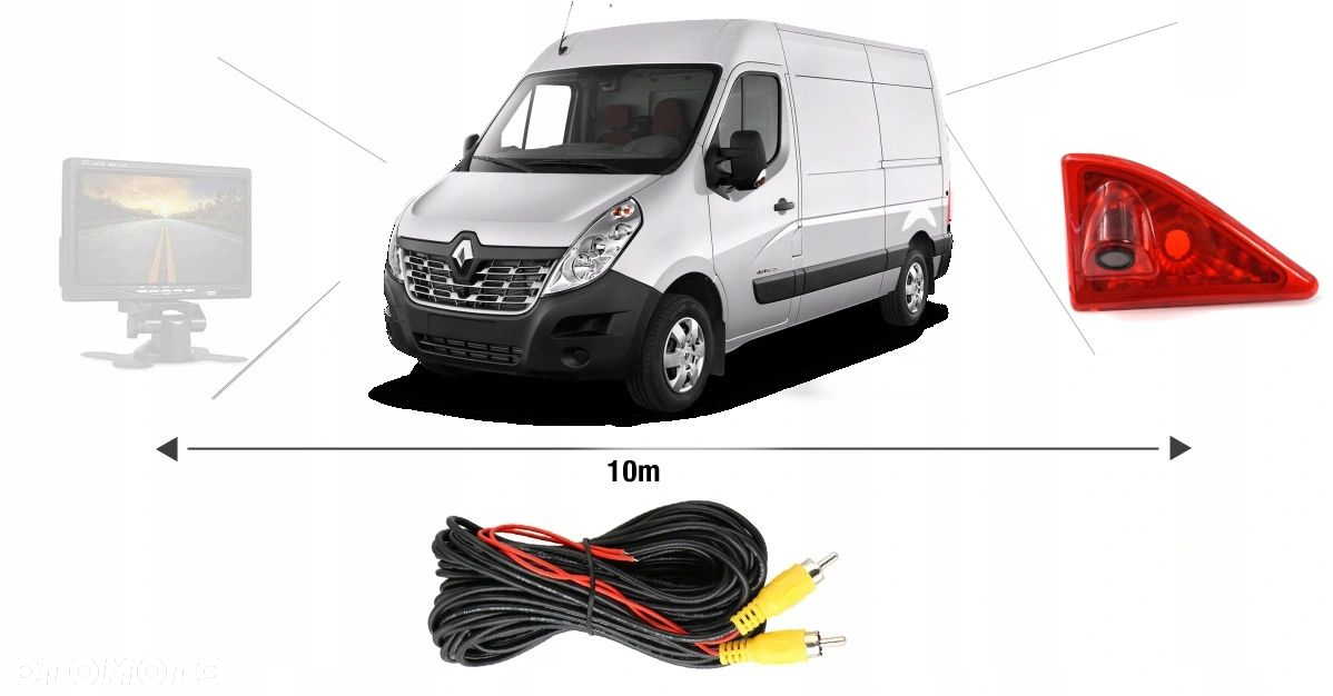 NOWA KAMERA COFANIA PARKOWANIA RENAULT MASTER OPEL MOVANO NISSAN NV400 - 5