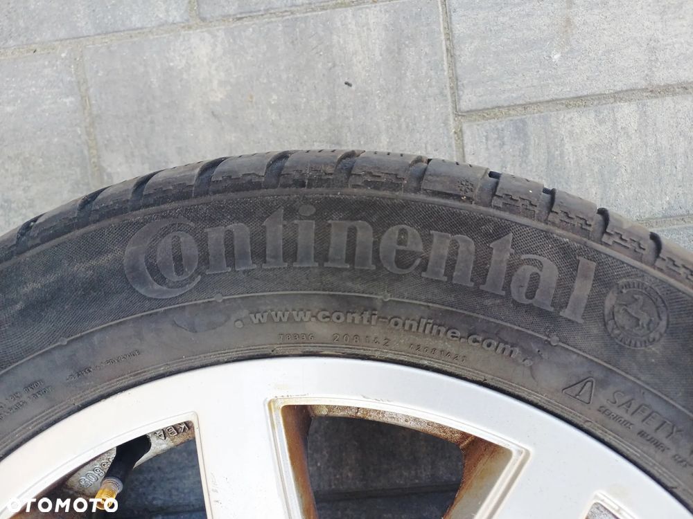 FELGI Z OPONAMI KOŁA ALUMINIOWE DEZENT VW PASSAT B5 R16 5X112 ET40 57,1 mm OPONY CONTINENTAL R16 205/55 ZIMA NR16 - 10