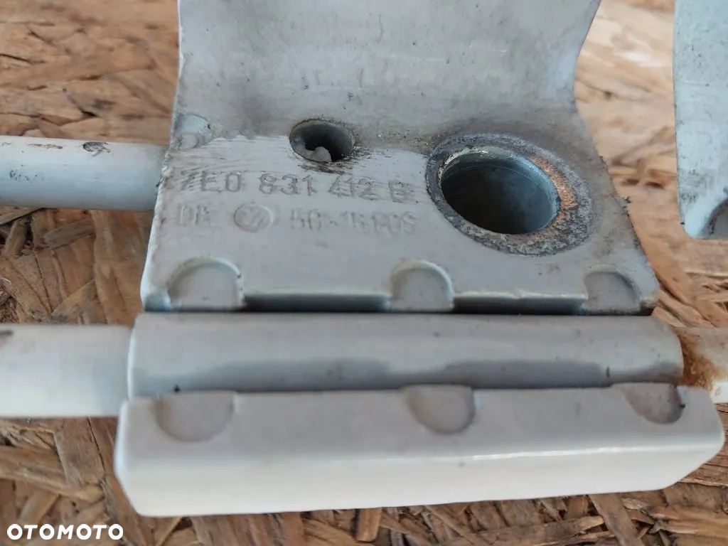 Zawias Drzwi Przedni Prawy Górny Dolny Komplet Vw Transporter T5 T6 7H0831412B - 3