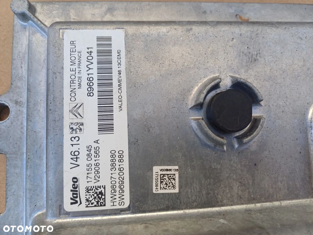 Komputer sterownik silnika Peugeot 108 Citroen C1 II Aygo II 1.2 VTI 89661-YV041 2014-2022 - 4