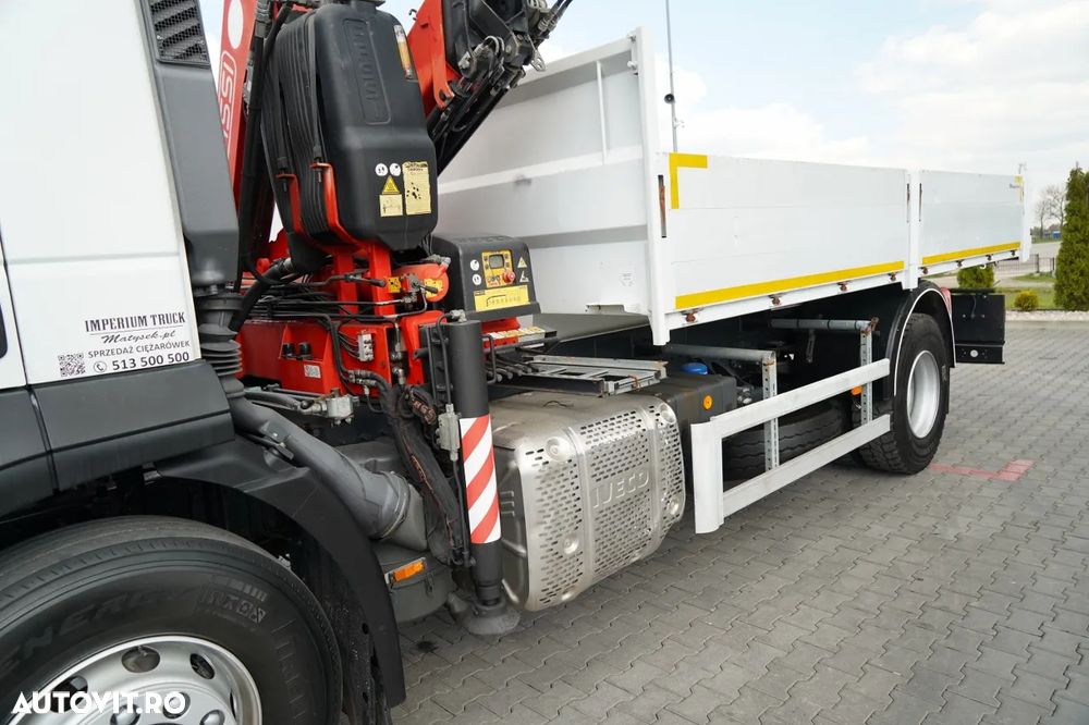 Iveco STRALIS / 310 / 4x2 / BASCULĂ - 5,3 M / HDS FASSI 135 - 8 M / EURO 6 - 14