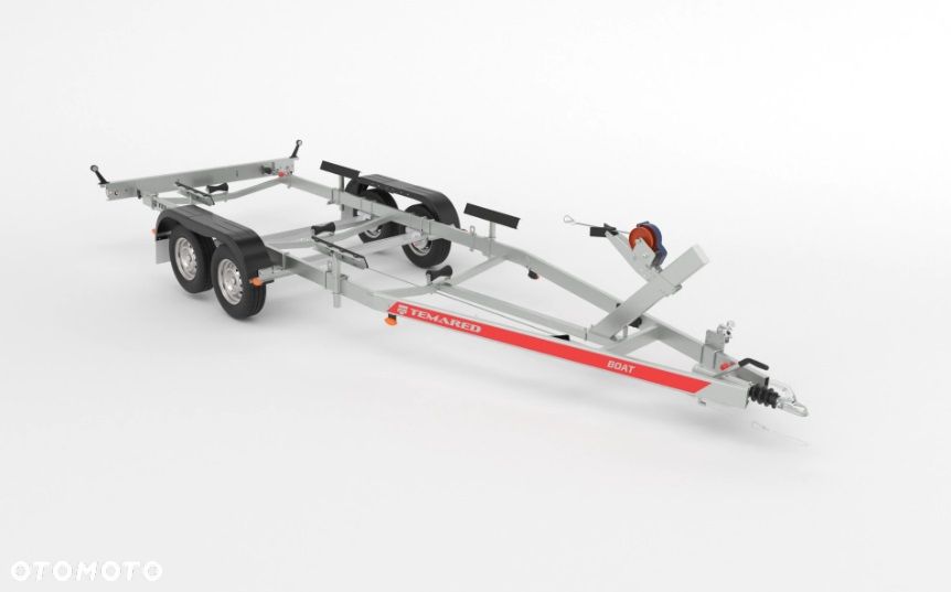 TEMARED Przyczepa B20 łódź do 6,5m DMC 2000 kg podłodziowa - 3