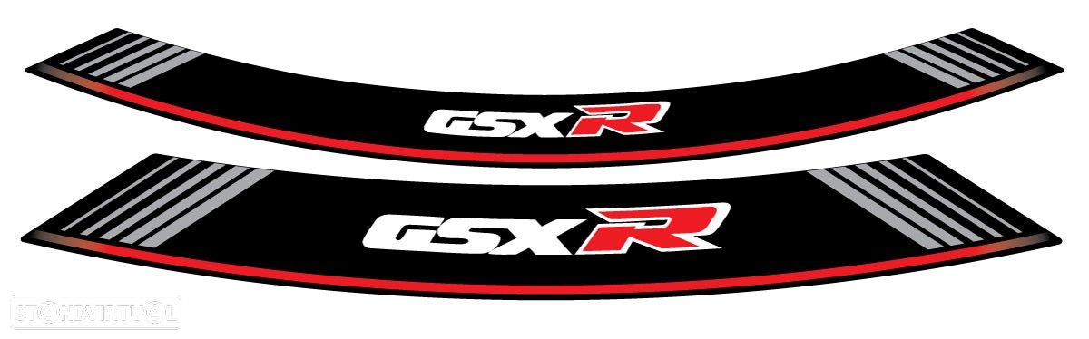 fitas para jantes puig suzuki gsxr conjunto 8 tiras cinzento - 1
