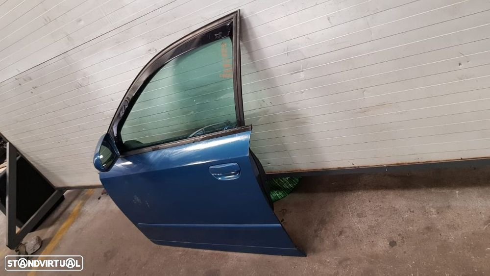 PORTA PORTAS FRENTE FRONTAL ESQUERDA AUDI A4 B6 SLINE 8E0831051 FECHO ELEVADOR MOTOR PUXADOR VIDRO RETROVISOR RETROVISORES - 2