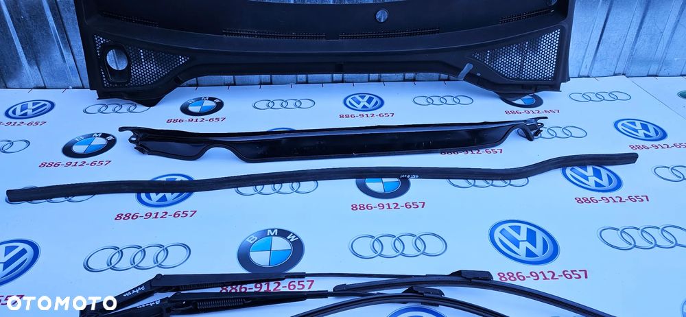 VW Arteon Podszybie górne plastikowe 3G8819403D podszybie dolne stalowe 3G0806239C uszczelka podszybia guma 3G0823723 Wycieraczki ramię wycieraczki prawe lewe ORYGINAŁ VW EUROPA - 4