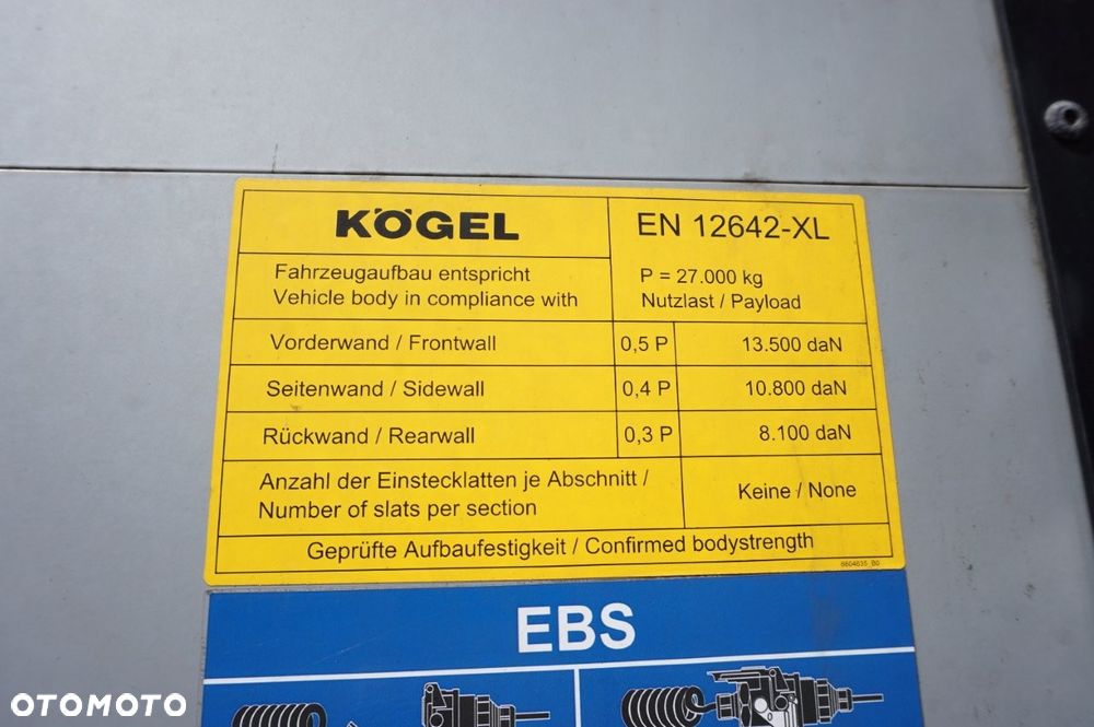 Kögel FIRANA DACH PODNOSZONY * 2022 * - 18