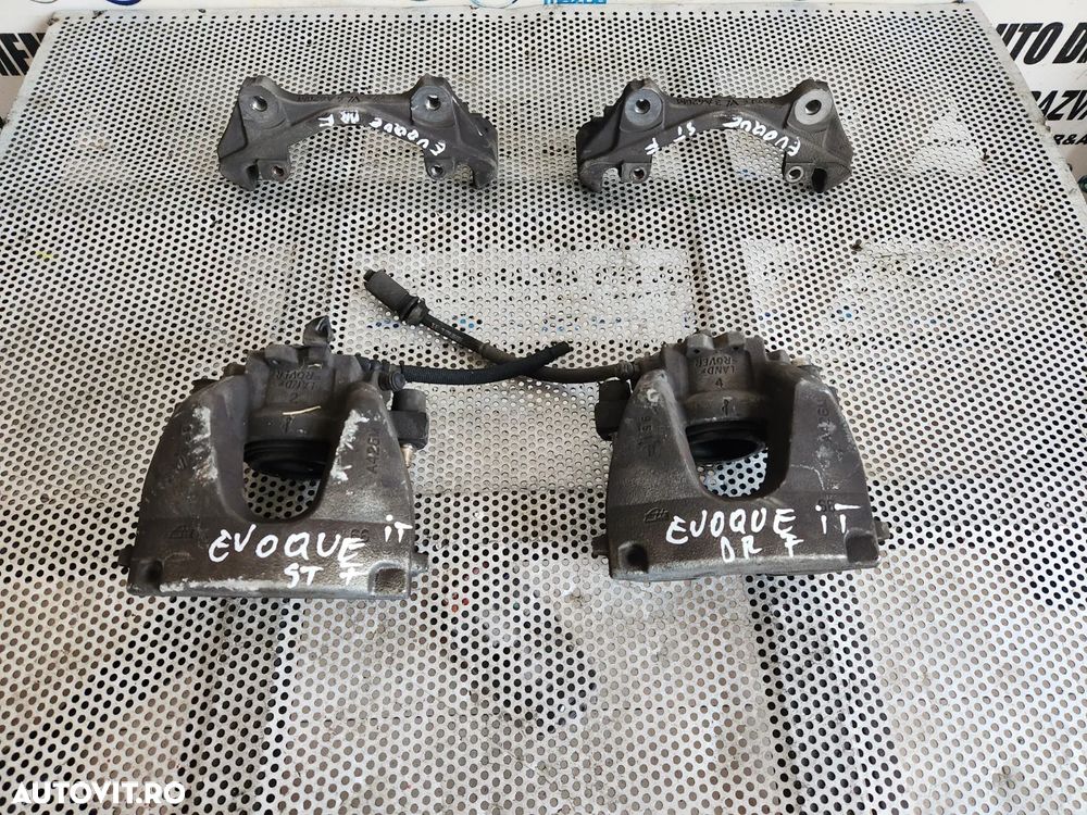 Etrieri Etrier Calaret Suport Etrier Stanga Dreapta Fata Land Rover Range Rover Evoque Discovery Sport Jaguar E/F Pace 2.0 D Ingenium An 2015-2016-2017-2018-2019 Dezmembrez Range Rover Evoque Facelift An 2015-2016-2017-2018-2019 2.0 D Automat 4x4 Volan Stanga - Dezmembrari Arad - 1