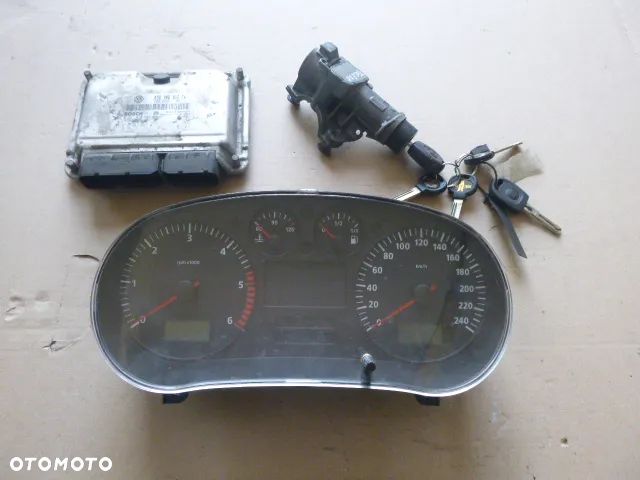 ZESTAW STARTOWY KOMPUTER STACYJKA IMMOBILIZER LICZNIK SEAT TOLEDO II 1.9 TDI