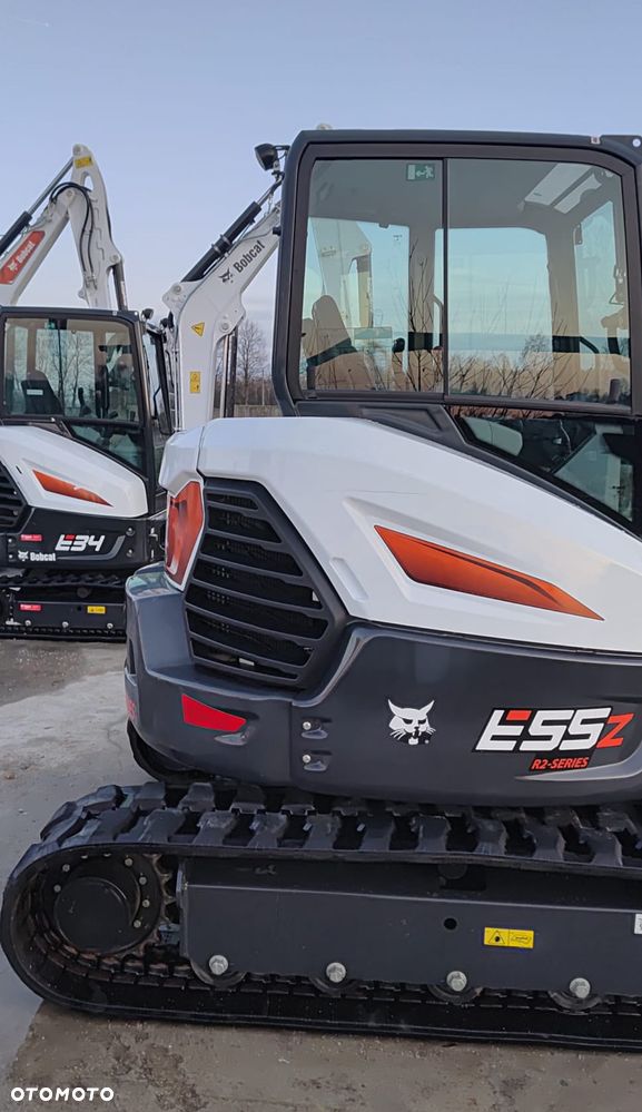 Caterpillar Minikoparka BOBCAT E55Z 23r E60 5 6 tony dodatk linie hydr e35 e 34 e35z cat 304 303,5 serwisowana 1 wł koparka gąsienicowa Cat 303.5 304 305 305.5 306  Kubota 3,5tony - 21