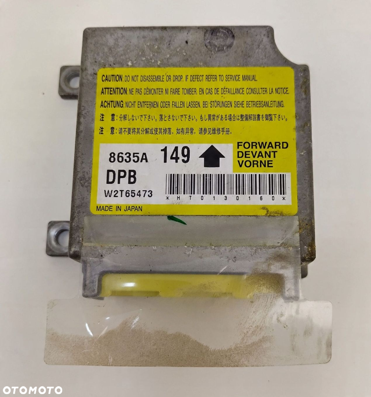 MITSUBISHI L200 4 IV LIFT 10-15 MODUŁ SENSOR AIRBAG PODUSZEK 8635A149 - 4