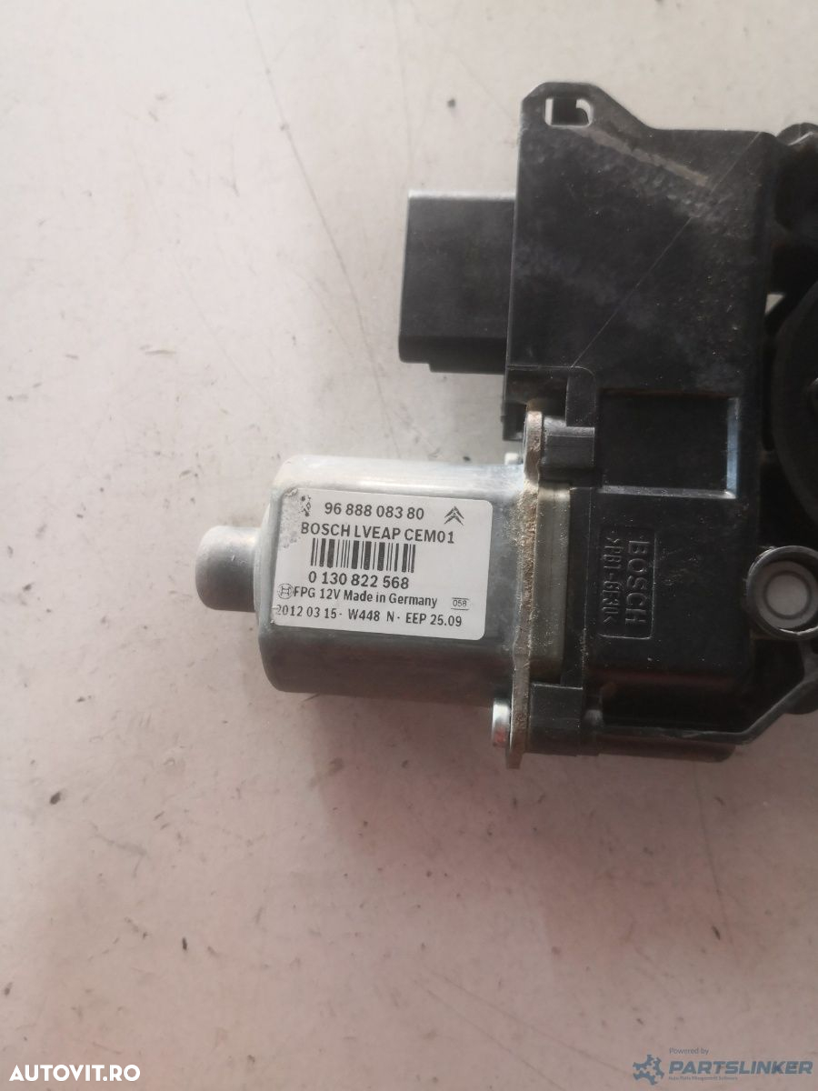 Motoras macara geam dreapta spate PEUGEOT 508 (8D_) [ 2010 - > ] HDi Hybrid4 AWC (RHC (DW10CTED4)) 120KW|163HP OEM 9688808380 - 2