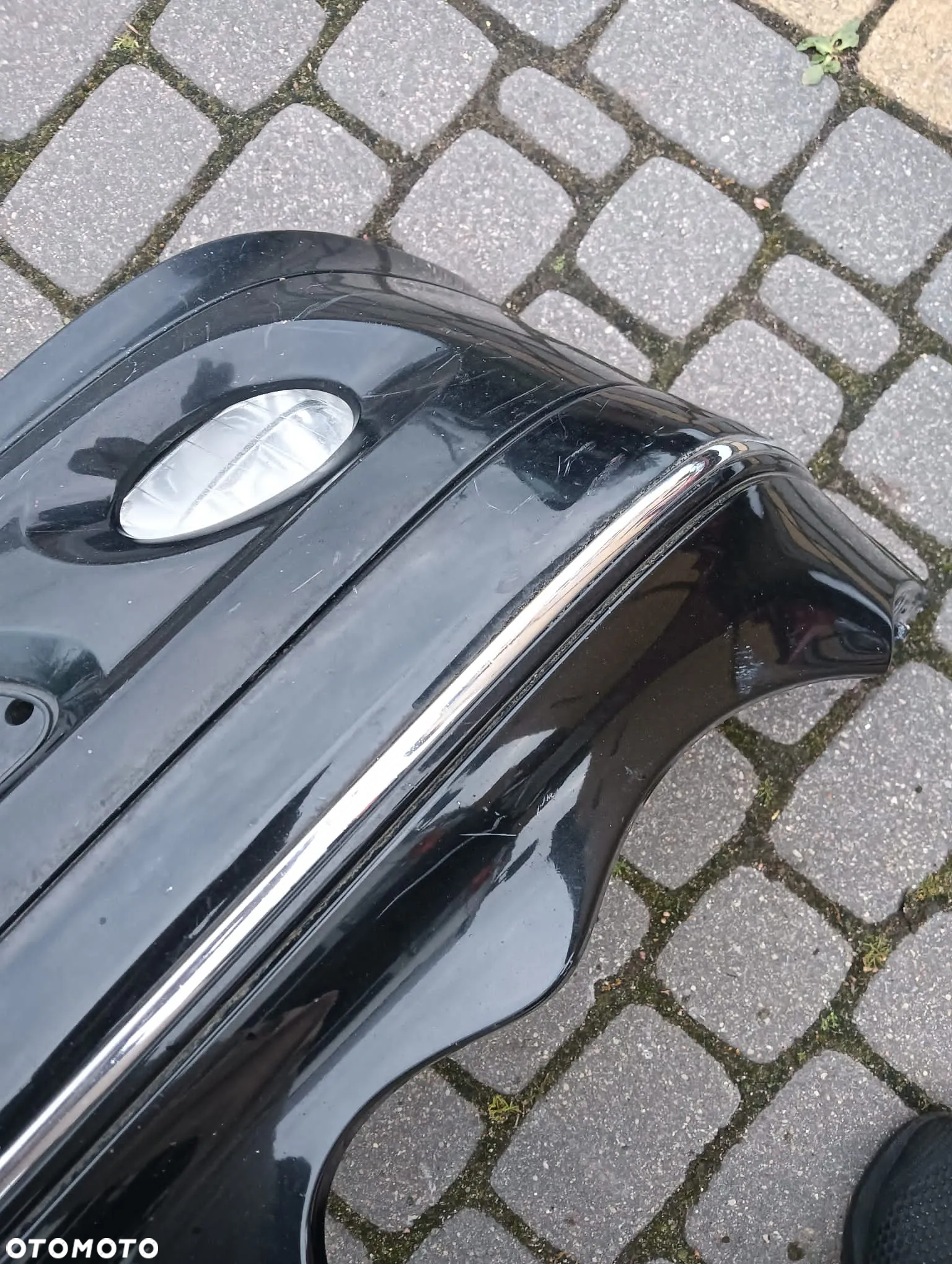 Zderzak przód Mercedes w203 lift czarny - 8