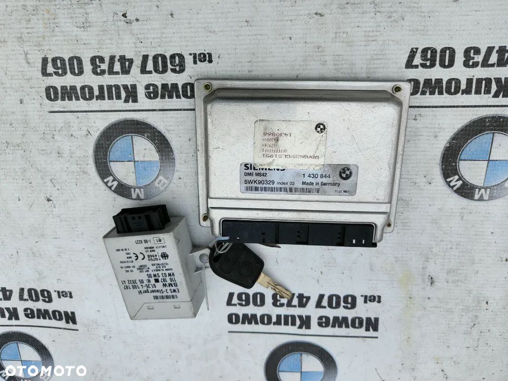 BMW E39 E46 E38 Sterownik silnika zestaw startowy M52 2.8i 2.5i Automat - 2