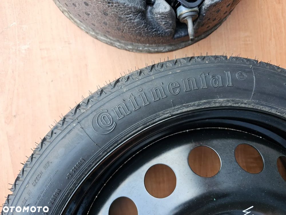 KOŁO DOJAZDOWE ZAPASOWE ZESTAW NAPRAWCZY OPEL ASTRA G H MERIVA A CORSA D 4X100 16 CALI ET37 115/70/16 - 2