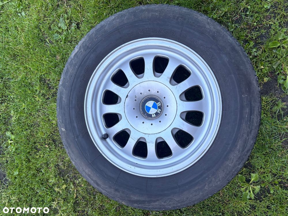 BMW E39 Oryginalne Felgi Aluminiowe 15” 5x120 ET20 + Opony - 8