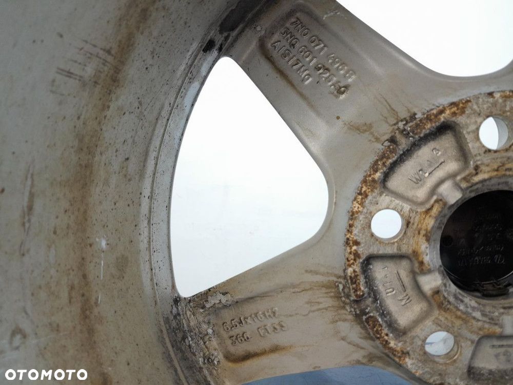 VW TIGUAN I FELGA ALUMINIOWE 5X112 6.5JX16 ET33 - 6