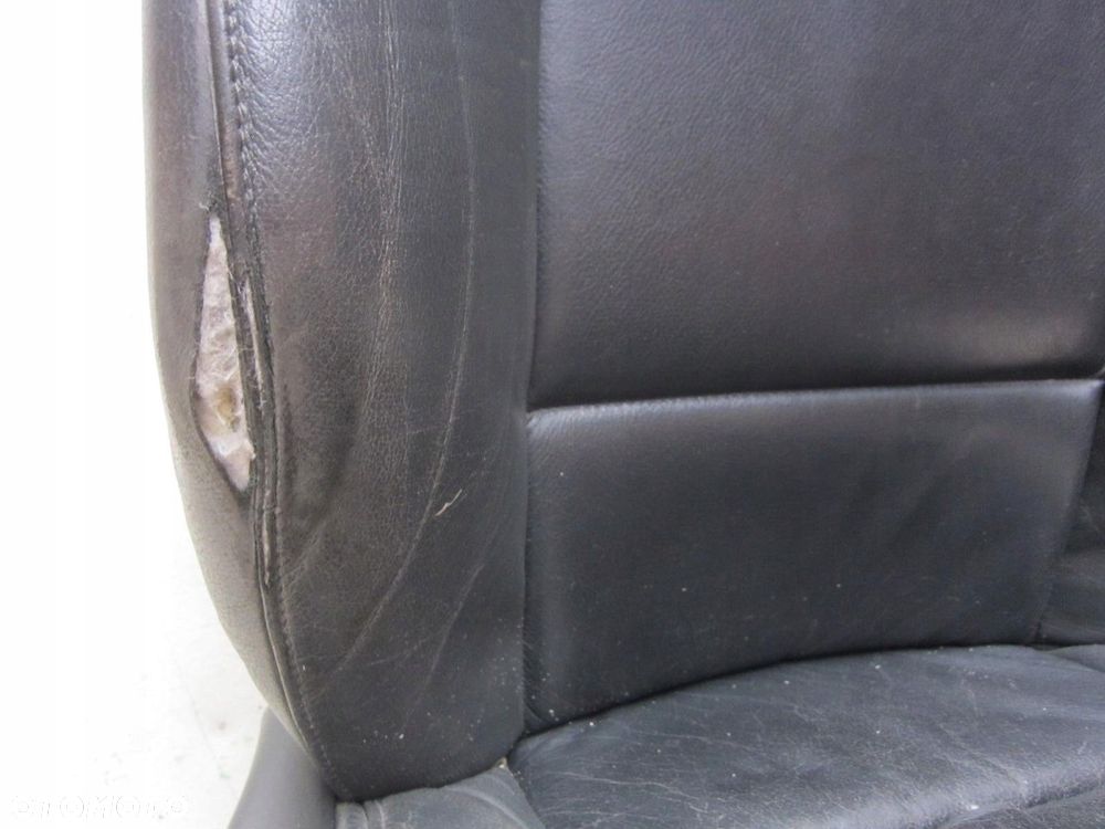 BMW X5 E53 2000-2005 FOTEL PASAŻERA PRAWY SKÓRZANY CZARNO-SZARY - 9