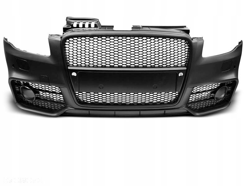Zderzak przod kompletny kratki grill zaśle AUDI A4 B7 8E0 04- RS4 S4 S LINE - 1