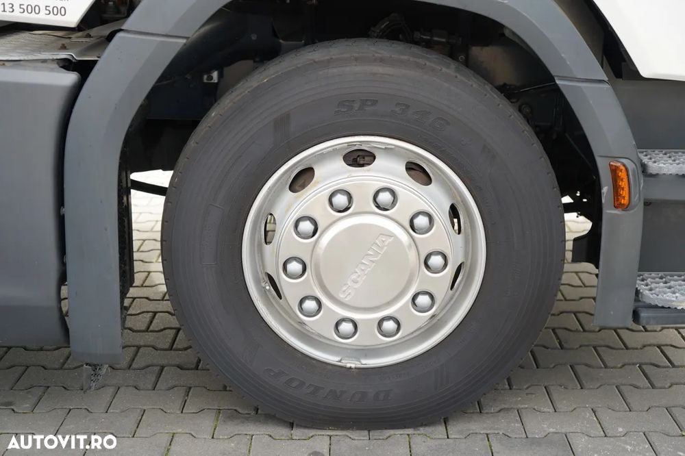 Scania S 450 / CORTINĂ 7,7 M / 60 M3 / SOLO / 6X2 / AXĂ RIDICATĂ / 2019 / - 18