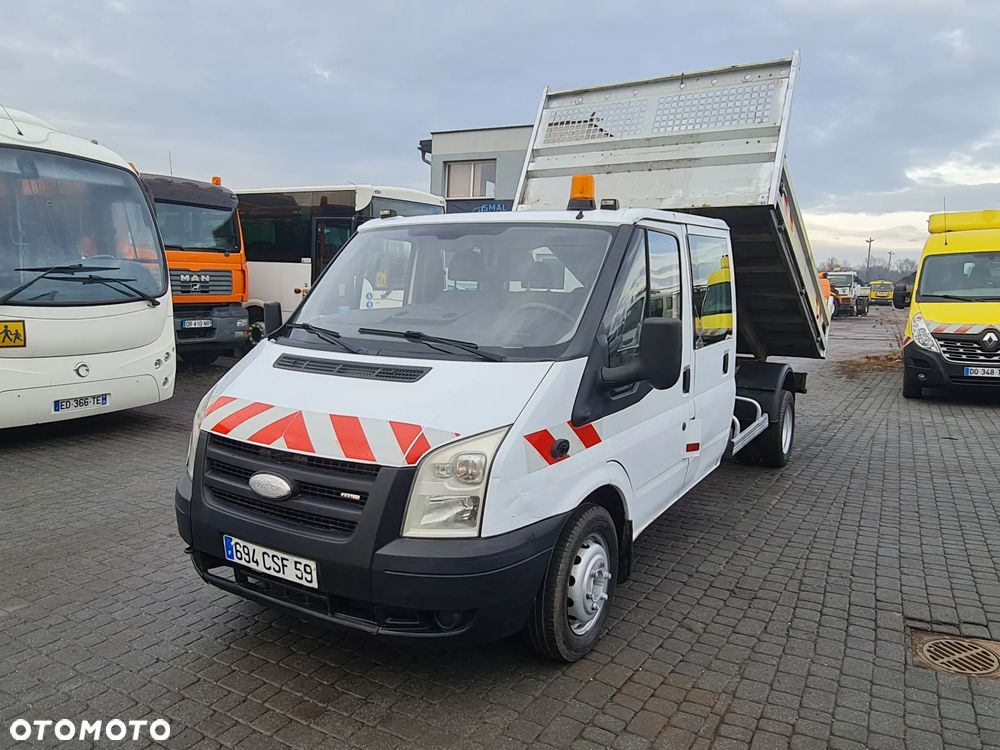 Ford Transit 2007r. Tylko 108tyś km Wywrotka Brygadówka Na Bliźniaku Dobelkabina Doka - 2