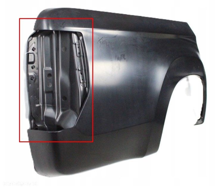 Poszycie Mitsubishi L200 LIFT 12-20r. PRAWY tylny okular lampy mocowanie błotnika ĆWIARTKA NOWA - 1