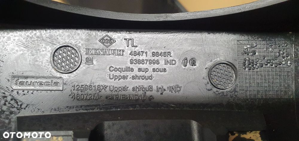 Osłona obudowa kolumny kierowniczej Opel Vivaro B Trafic III 484719846R 93867996 - 7