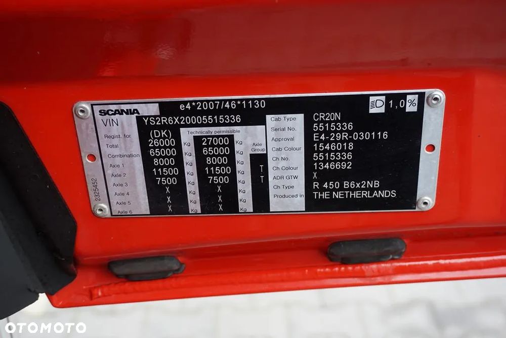 Scania R 450 / ACC / EURO 6 / ZESTAW BDF / 7.15 , 7,45 , 7,82 M / WINDA / RETARDER - 11