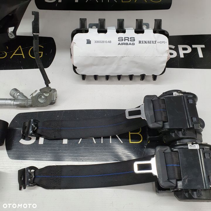 RENAULT MEGANE 4 IV GT DESKA ROZDZIELCZA KONSOLA KOKPIT PULPIT PODUSZKI AIRBAG AIR BAG PASY KIT SET - 11