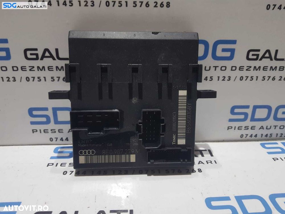 Unitate Modul Calculator Control Confort Comfort Audi A4 B7 2005 - 2008 Cod 8E0907279M [L5899] - 1