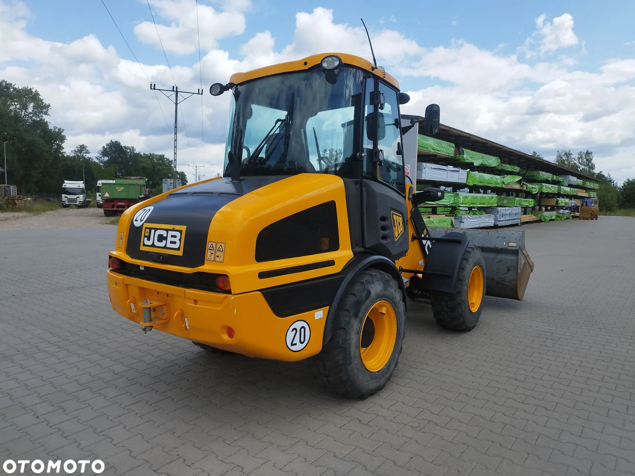 JCB 407/ 2017rok/ 1555mth/ łyżka+widły/zadbana jak nowa - 6