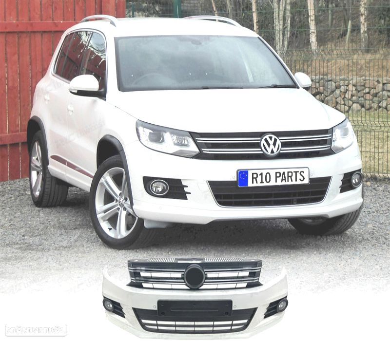 PARA-CHOQUES FRONTAL VOLKSWAGEN VW TIGUAN 13-16 LOOK R-LINE - 1