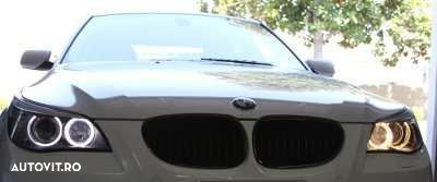 LED Marker Angel Eyes pentru BMW E60 E61 LCI Facelift Halogen 20W CREE LED ⭐️⭐️⭐️⭐️⭐️ - 2