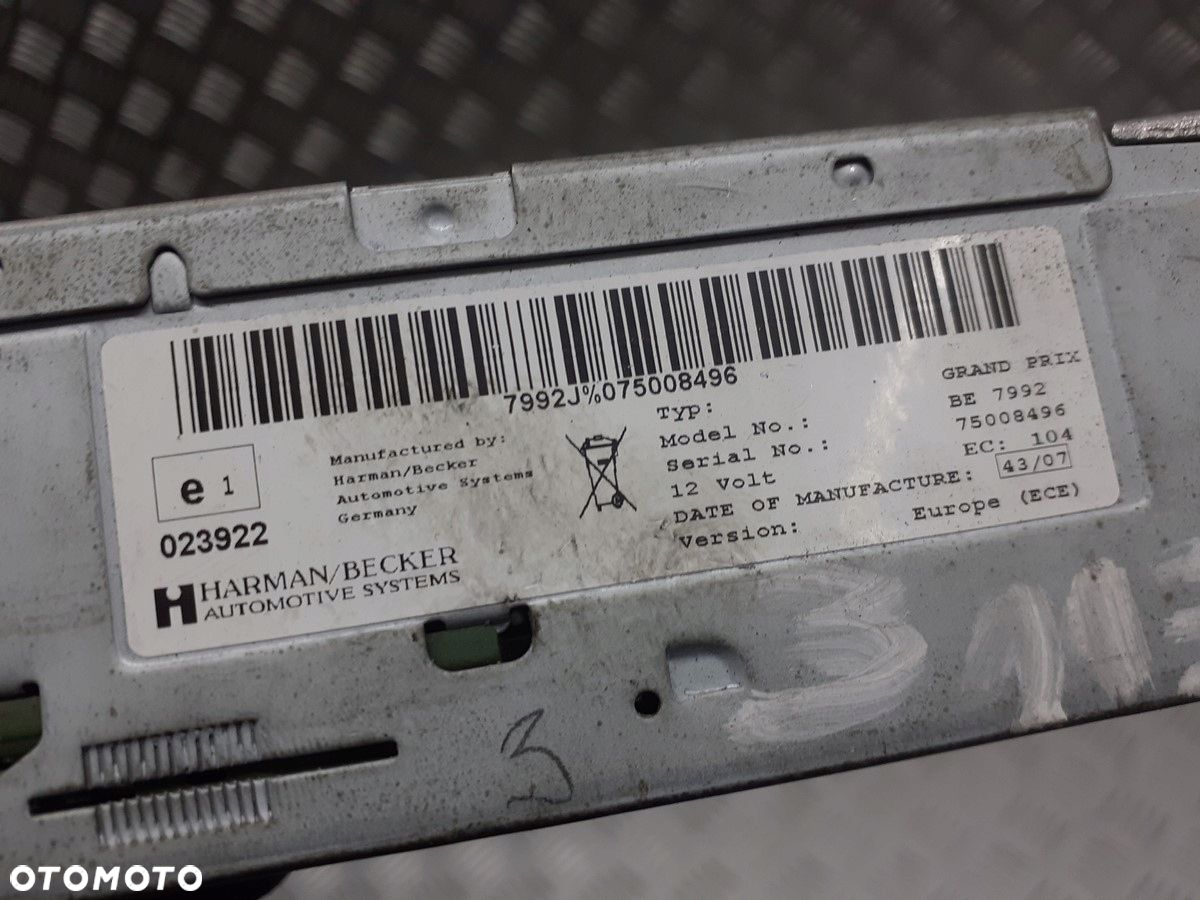 RADIO FABRYCZNE CD FIAT DOBLO 1.9 JTD - 2