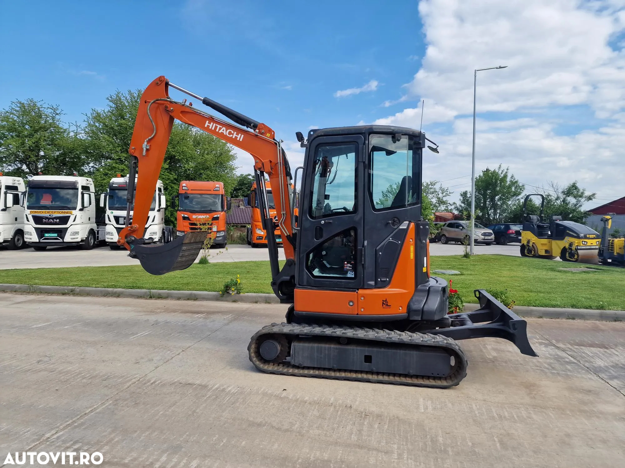 Hitachi ZX38, 2021, 1.376h, CUPLA RAPIDA+3 CUPE, 3,9tone, Ad sapare 4m, Inst picon, Aer conditionat, Senile 80% ok, produs in JAPONIA, posibilitate leasing 4 ani-PROMOTIE 36.900 EUR+Tva - 12