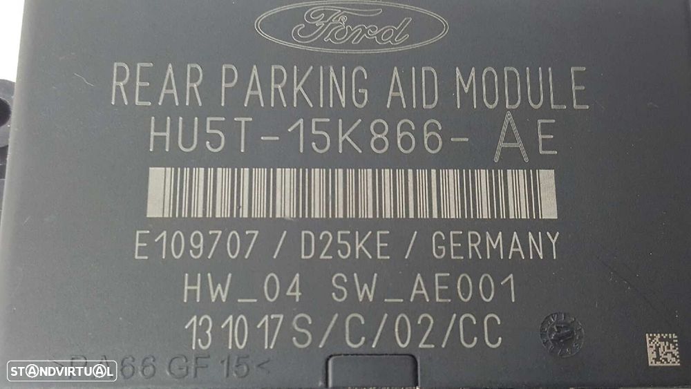 UNIDADE DE CONTROLE DE ESTACIONAMENTO FORD FIESTA (CE1) TITANIUM - 2