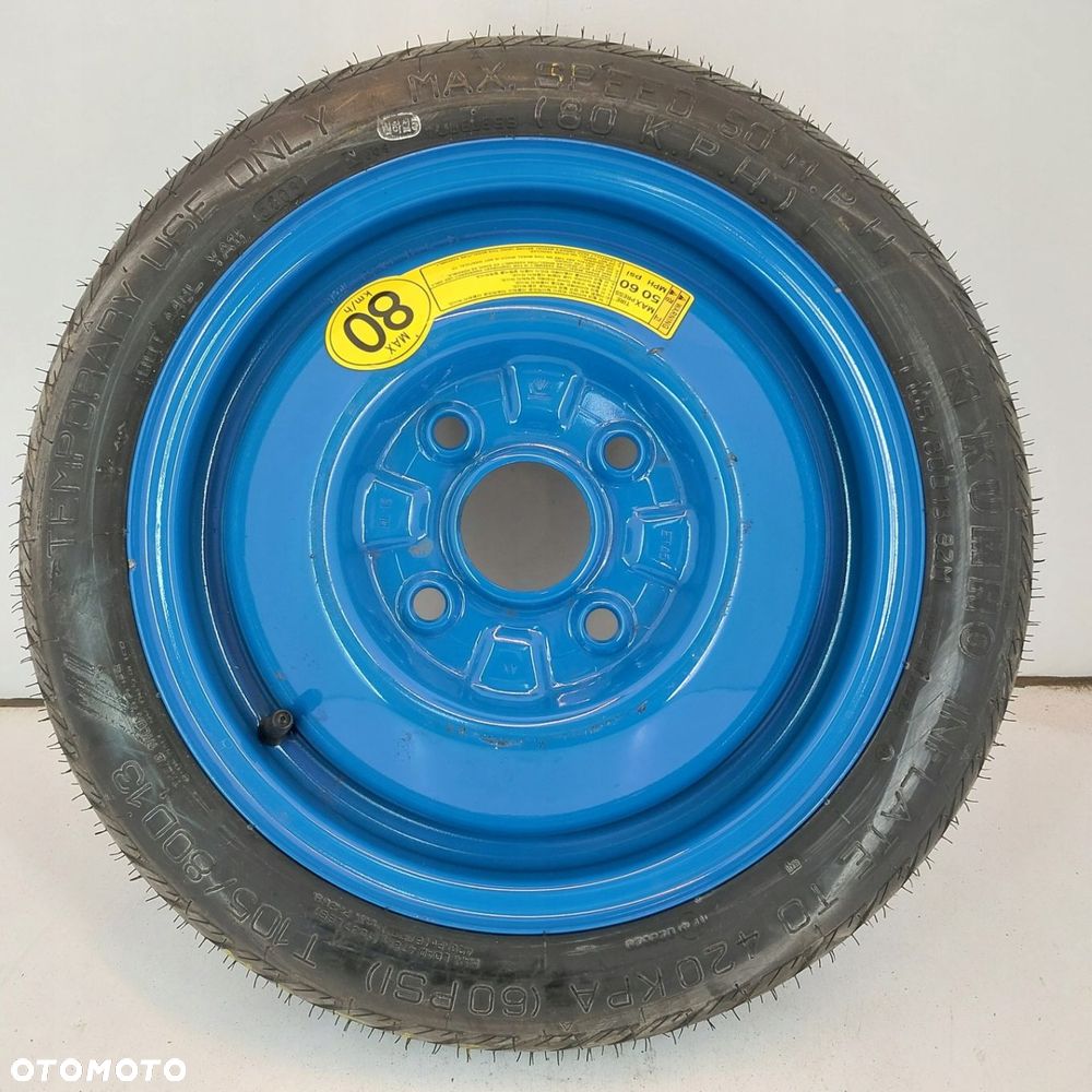 Koło dojazdowe Dojazdówka 13 4x114,3 Chevrolet Matiz 105/80R13 B807 - 1