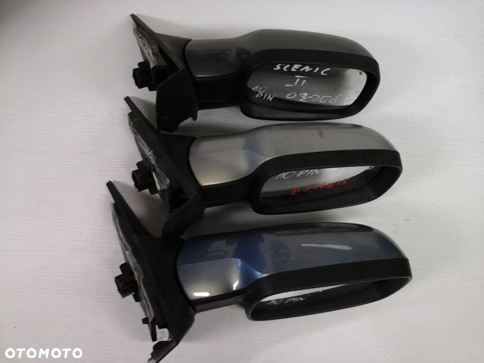 LUSTERKO PRAWE ELEKTRYCZNE RENAULT SCENIC II 02-08 10 PIN - 2
