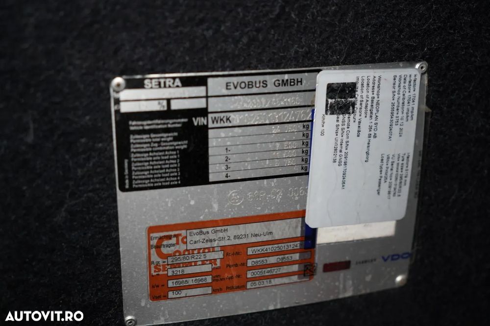 Setra / 517HD / EURO 6 / IMPORTAT / - 39