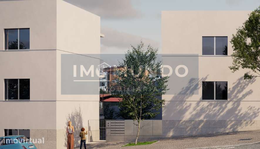T2 Novo com Vista para Jardim Privado - Condomínio Fechado no Porto - Grande imagem: 3/16