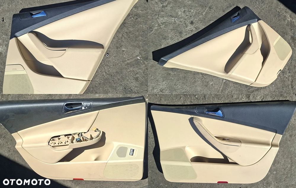 VW PASSAT B6 05- SEDAN FOTELE KANAPA SKÓRA BOCZKI PODŁOKIETNIK - 2