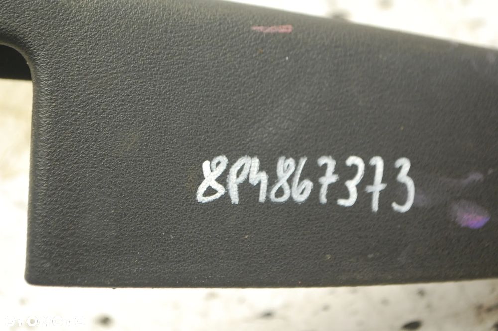 PODŁOKIETNIK LEWY TYŁ BOCZKA DRZWI 8P4867373 AUDI A3 8P 5D SPORTBACK - 4